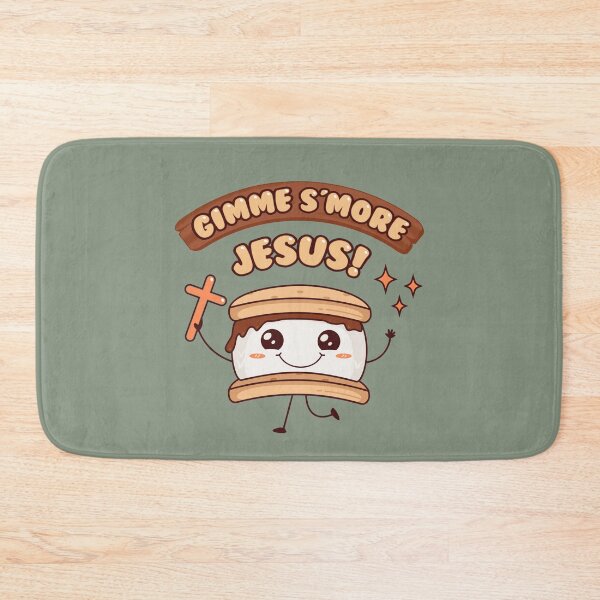 Item preview, GIMME S'MORE JESUS! - Funny Christian Pun - Cross designed and sold by Glory After Tears.
