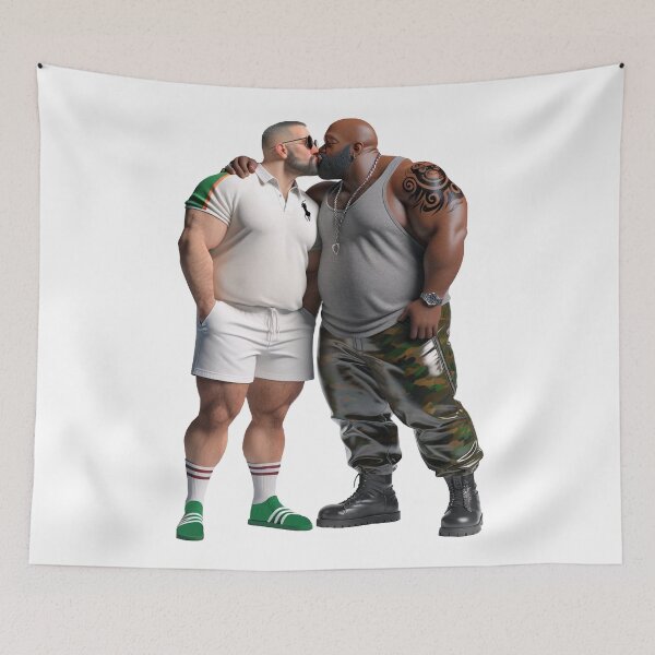 Item preview, Posh & Leather Kiss: Tackling Love Together  designed and sold by norbears.