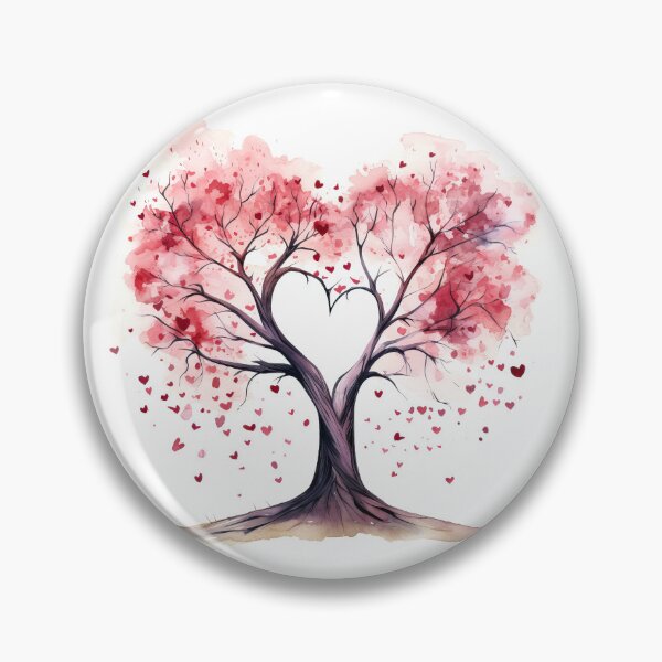 Item preview, Heart Shaped Tree  designed and sold by Rosaliartbook.