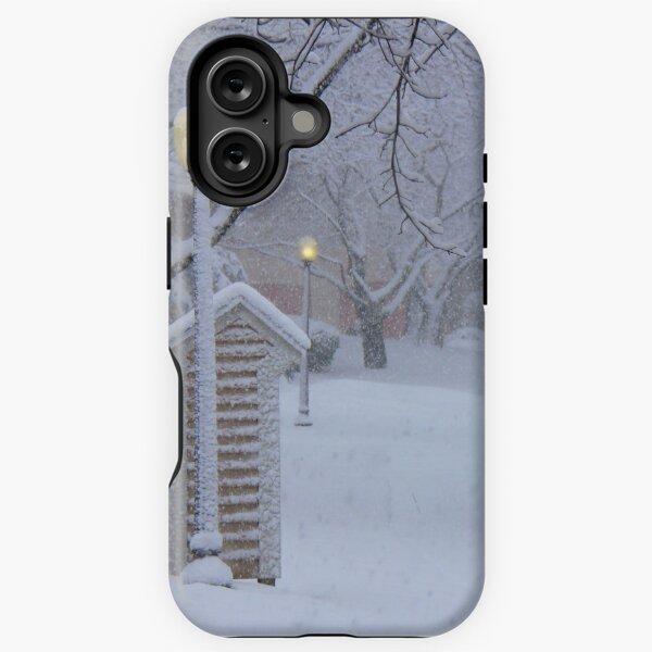 Item preview, Street Lamp In the Heavy Snow. designed and sold by myhuskymax.