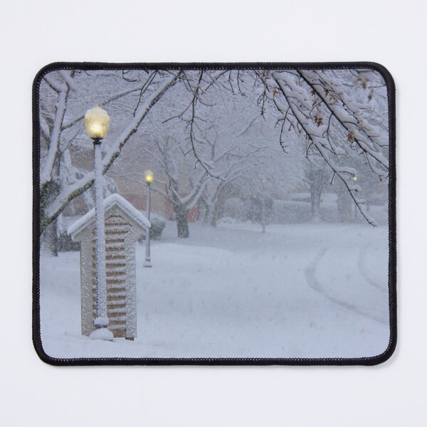 Item preview, Street Lamp In the Heavy Snow. designed and sold by myhuskymax.