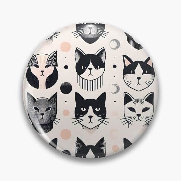 Item preview, Easygoing Cat Pattern designed and sold by onlycatdesigns.