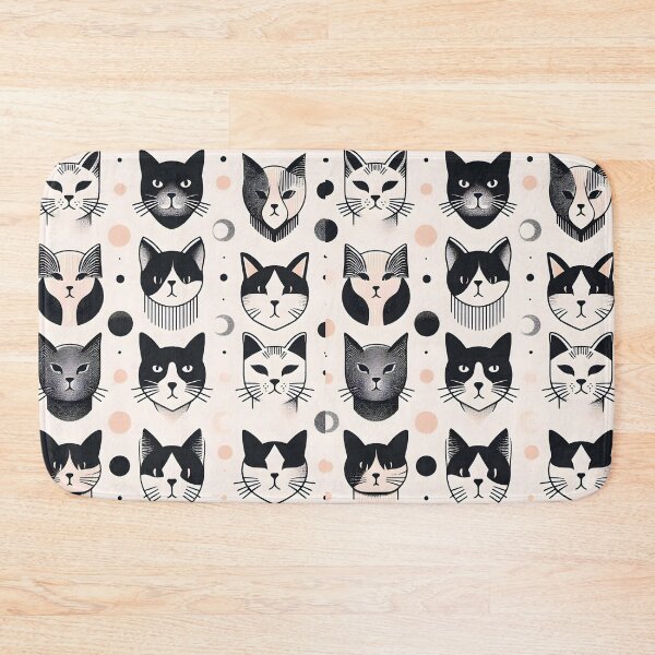 Item preview, Easygoing Cat Pattern designed and sold by onlycatdesigns.