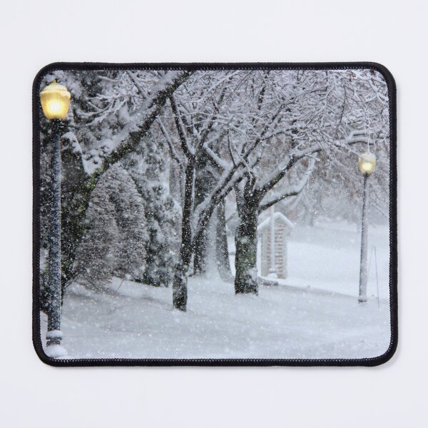 Item preview, Street Lamp in Heavy Snow designed and sold by myhuskymax.