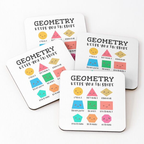 Item preview, Geometry keeps you in shape, geometric shapes designed and sold by HandicraftArt.