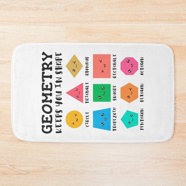 Item preview, Geometry keeps you in shape, geometric shapes designed and sold by HandicraftArt.