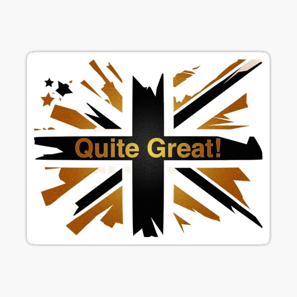 Quite Great Logo Sticker