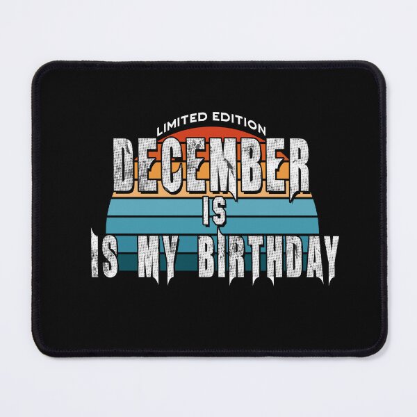 Item preview, Retro December is my Birthday Limited Edition Vintage 70s Mom Dad bday Legend Birthday Born Grandpa Christmas designed and sold by DjenShop.
