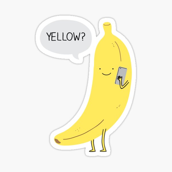 Item preview, Banana on the phone designed and sold by Milkyprint.