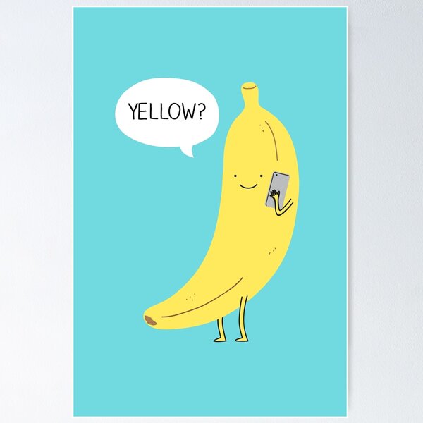 Item preview, Banana on the phone designed and sold by Milkyprint.