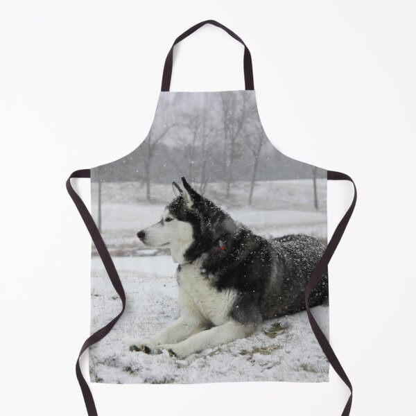 Item preview, Siberian Husky in Heavy Snow designed and sold by myhuskymax.