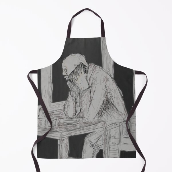 Item preview, "Phone Call Tyranny" - Dreaded Sad Old Man Sketch designed and sold by pngrktes-art.