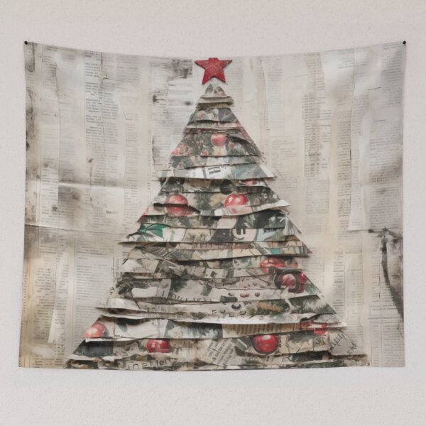 Item preview, "Paper Perfection: Crafting an Exquisite Christmas Tree Decor" designed and sold by DaniFantasy.