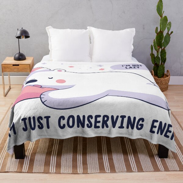 Item preview, I'm not lazy I'm just conserving energy designed and sold by Designprovector.
