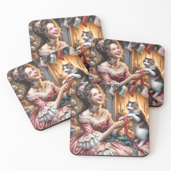 Item preview, Christmas Elegance: A Rococo-Inspired Festive Celebration designed and sold by DeenaDee.