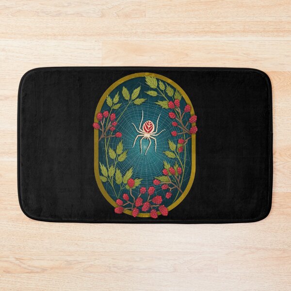 Item preview, Orb Weaver On Web With Berries designed and sold by LemonwoodClock.