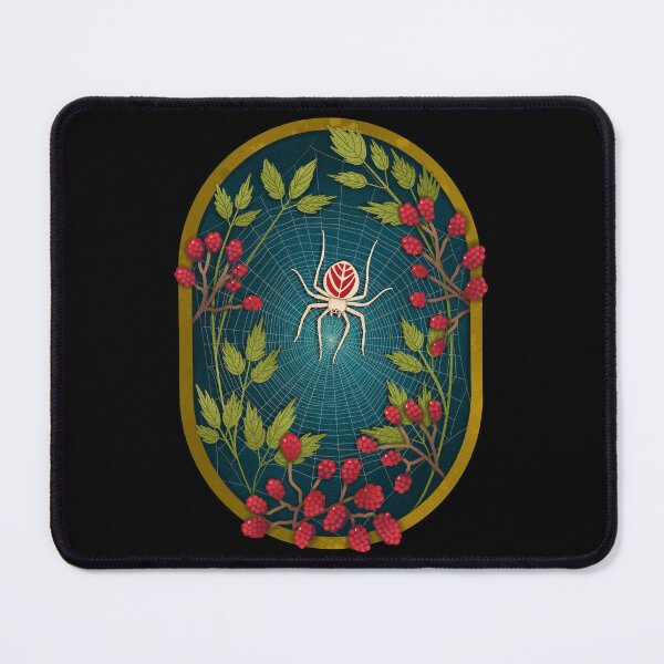 Item preview, Orb Weaver On Web With Berries designed and sold by LemonwoodClock.