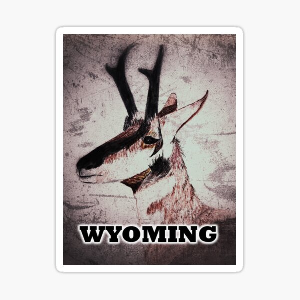 Item preview, Wyoming Pronghorn Antelope designed and sold by Matt Starr.
