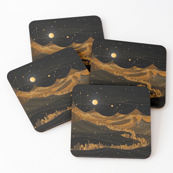 Item preview, Dunes at Night - Vector field study #1 designed and sold by tensorbrush.