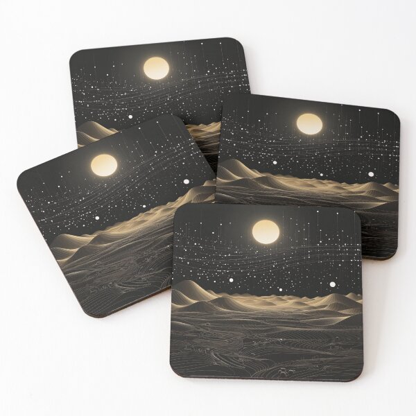 Item preview, Dunes at Night - Vector field study #2 designed and sold by tensorbrush.