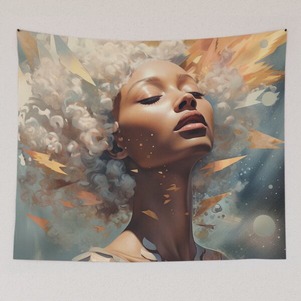 Item preview, Afrofuturism Art designed and sold by MidJourneymen.