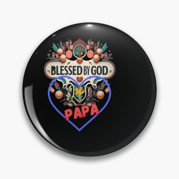 Item preview, BLESSED BY GOD PAPA designed and sold by carlos crane.