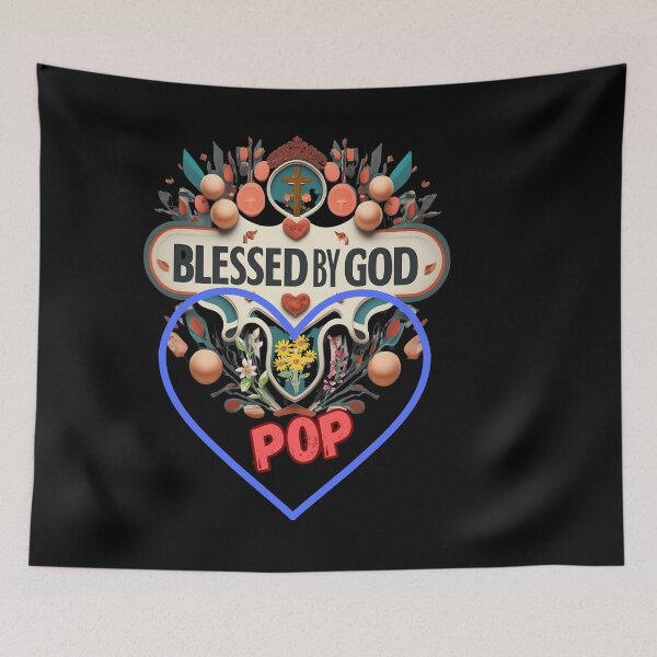 Item preview, BLESSED BY GOD POP designed and sold by carlos crane.