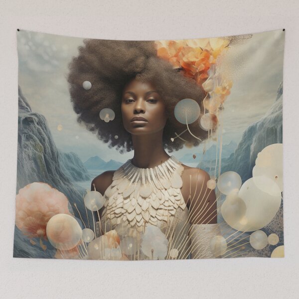 Item preview, Afrofuturism Art designed and sold by MidJourneymen.