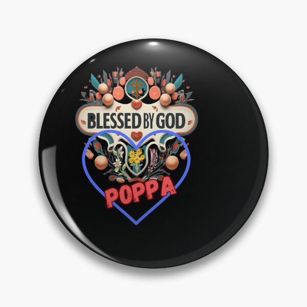 Item preview, BLESSED BY GOD POPPA designed and sold by carlos crane.
