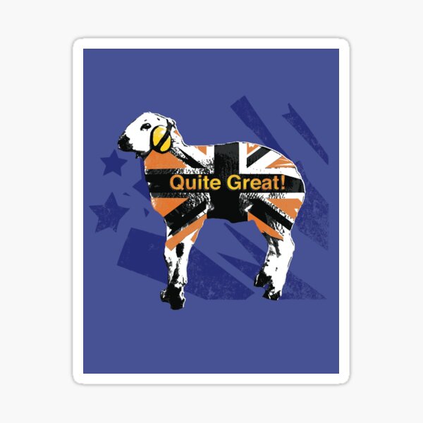 Quite Great Sheep Sticker