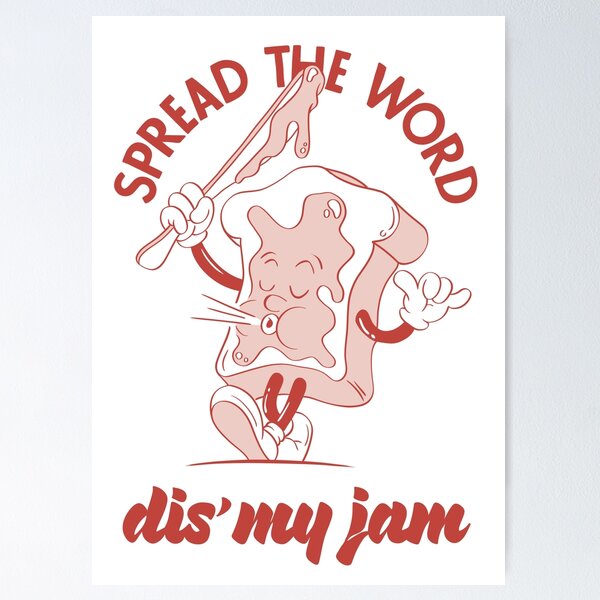 Item preview, Spread the word toast art designed and sold by ErinGarzaprints.