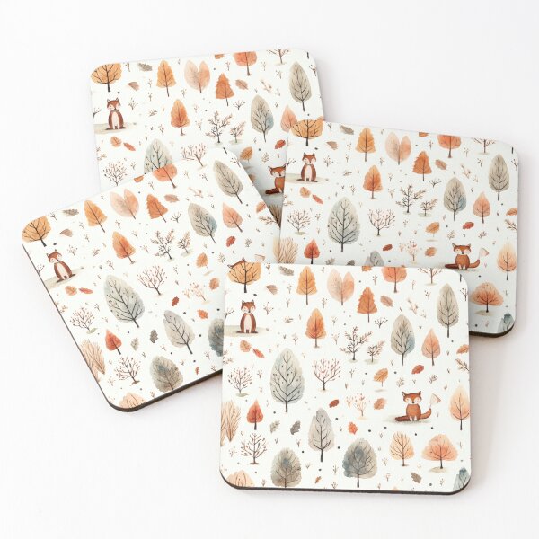 Item preview, Watercolor autumn forest designed and sold by PawsandPages.
