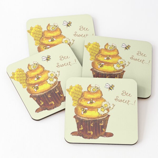 Item preview, Bee Sweet, Honey Cupcake designed and sold by LillyUndercroft.