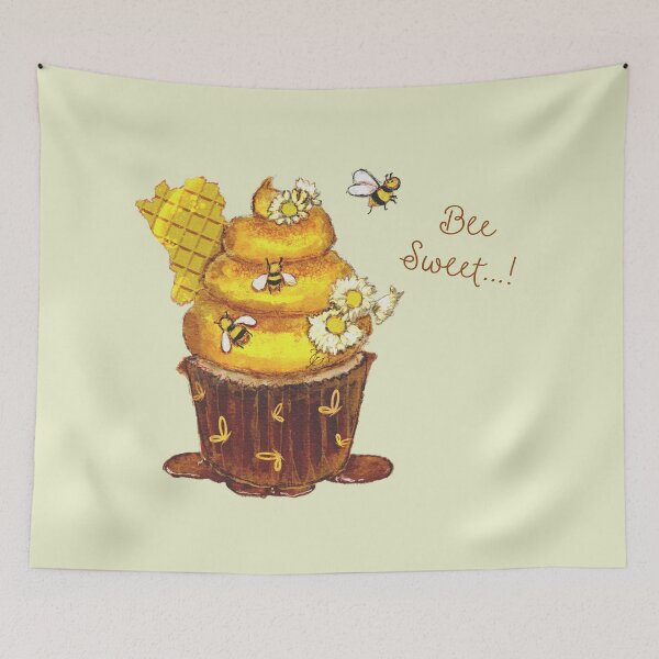 Item preview, Bee Sweet, Honey Cupcake designed and sold by LillyUndercroft.