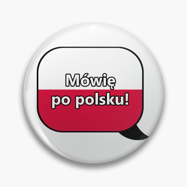 Item preview, "I speak Polish!" Speech Bubble designed and sold by Eusong.