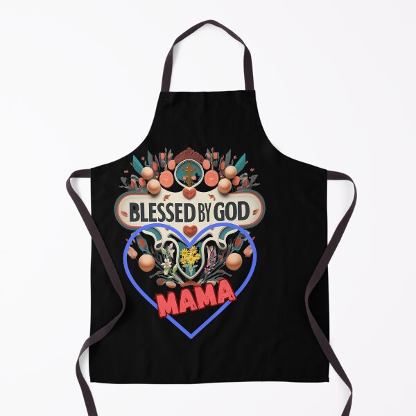 Item preview, BLESSED BY GOD MAMA designed and sold by carlos crane.