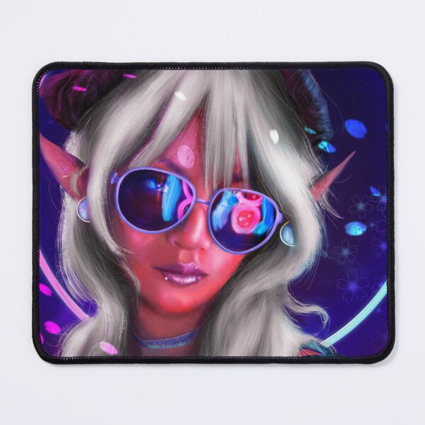 Item preview, Portrait of an Oni Girl designed and sold by Rene Trujillo Illustrations.