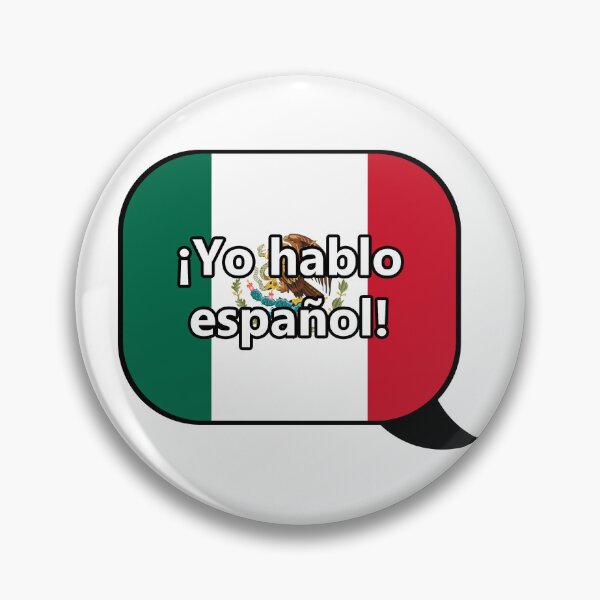 Item preview, "I speak Spanish!" Speech Bubble MX designed and sold by Eusong.