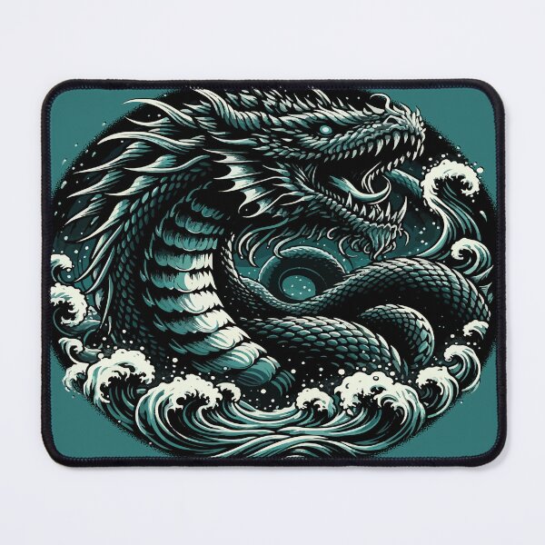 Item preview, Leviathan's Oceanic Fury Circle Design designed and sold by MegaDirt.