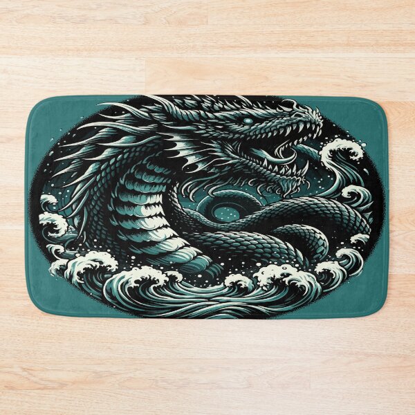 Item preview, Leviathan's Oceanic Fury Circle Design designed and sold by MegaDirt.
