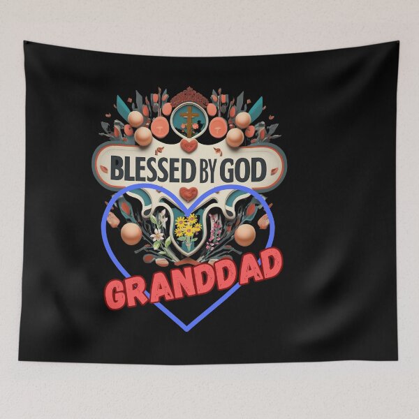 Item preview, BLESSED BY GOD GRANDDAD designed and sold by carlos crane.