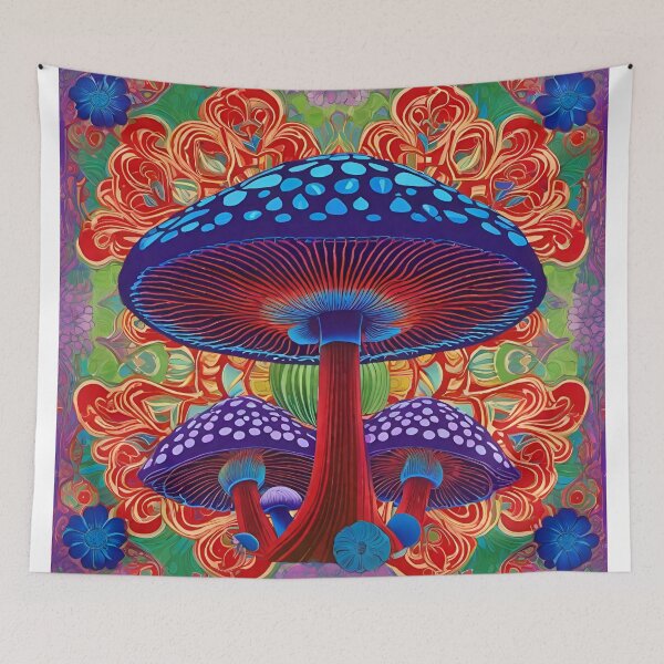 Item preview, Mushrooms art designed and sold by psicodeliabardo.
