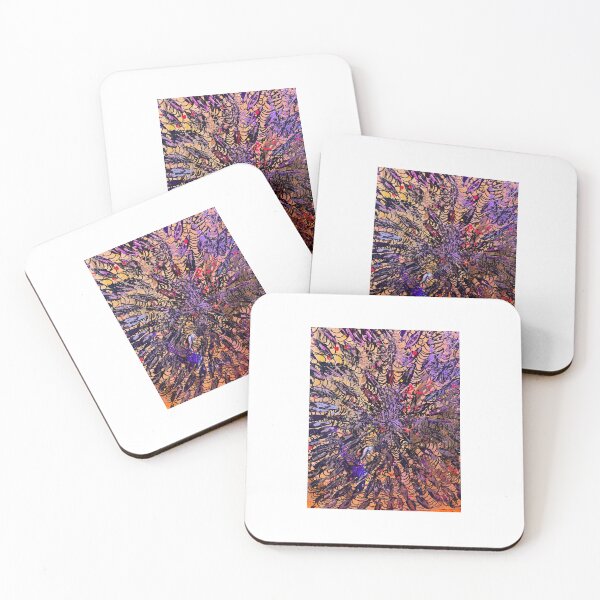Item preview, GERALD DECOCK PAINTING  " Cosmic Flower " designed and sold by Elisa Jimenez The Hunger World(tm).