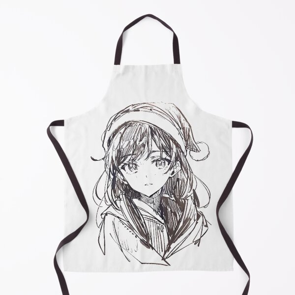 Item preview, Minimalist Anime Girl Spreads Christmas Cheer! designed and sold by SirZeus.