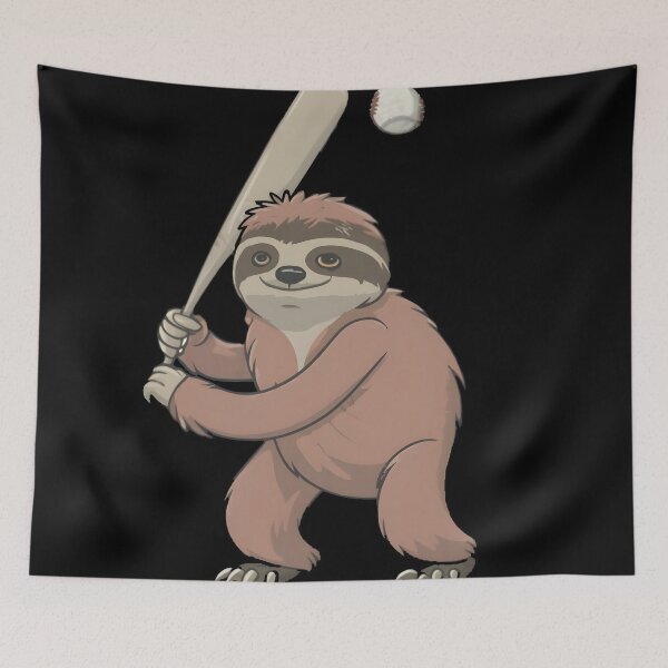 Item preview, Baseball Player Sloth designed and sold by ratchawoot.