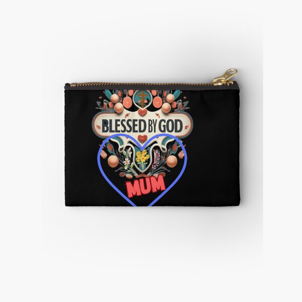 Item preview, BLESSED BY GOD MUM designed and sold by carlos crane.