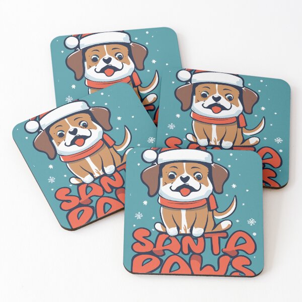 Item preview, Santa Paws Is Coming – Cute Christmas Holiday Design designed and sold by Collision19.