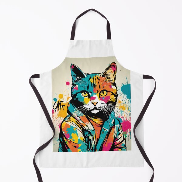 Item preview, Cat artwork graffiti street fashion designed and sold by PrintyArts.