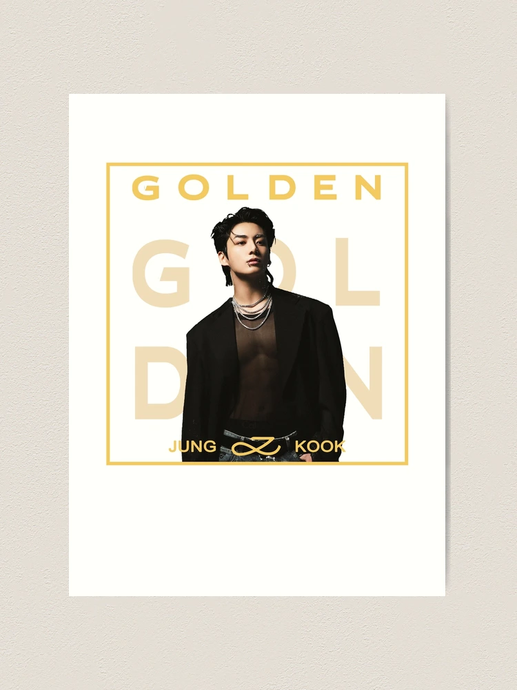 Jungkook Golden, an art print by Mikey - INPRNT