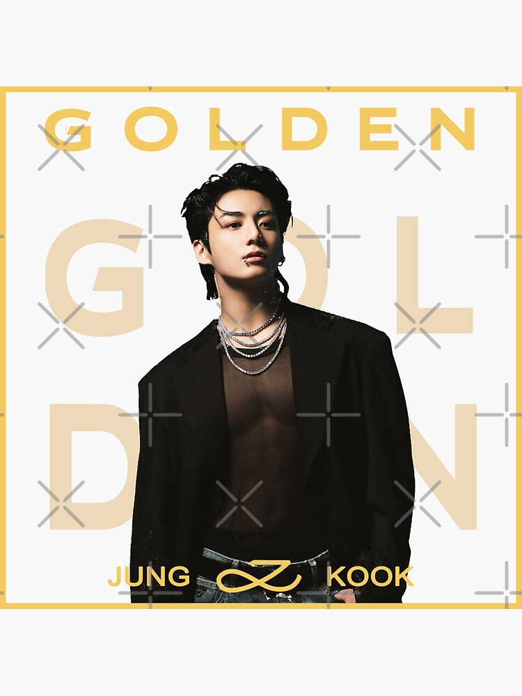 BTS Golden Jungkook Jung Kook  Sticker for Sale by bangtanofficial